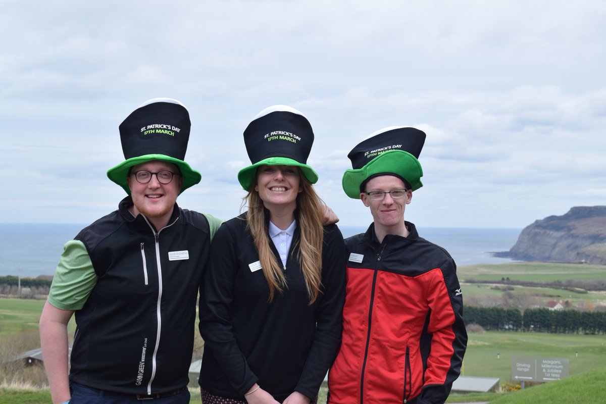 HunleyGolf's tweet image. Happy #StPatricksDay from some of the @HunleyGolf team! 

⛳️🍺 Have a good day! 🍺⛳️