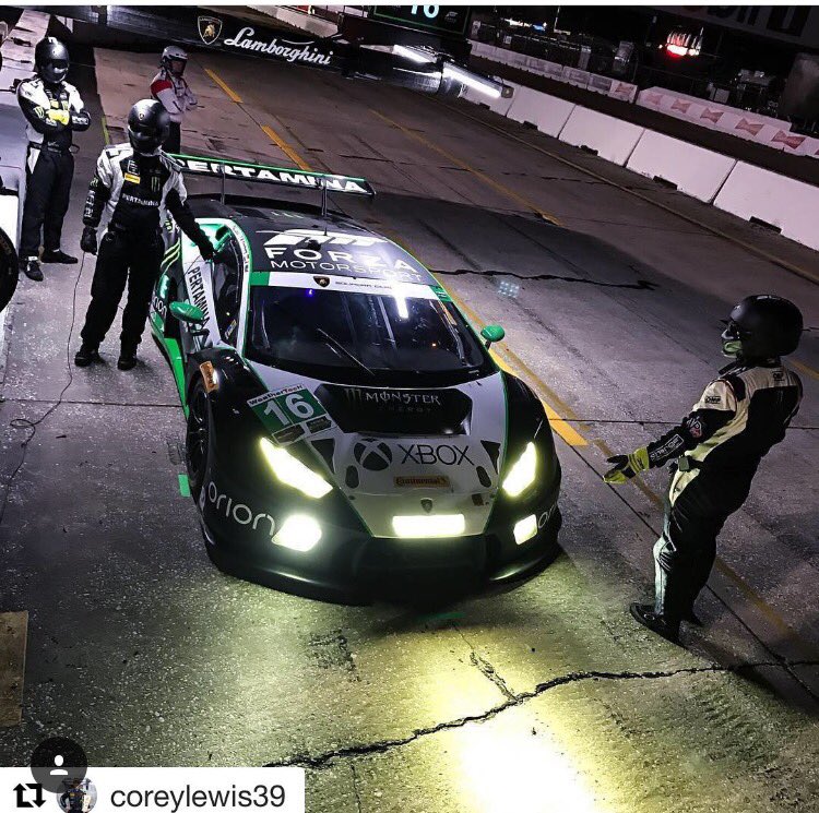 TeamFour3's tweet photo. Good luck this weekend @sebringraceway 12 hours @CoreyLewis39 #four3 #racecar #sportsscience https://t.co/4jbkXgeYpW