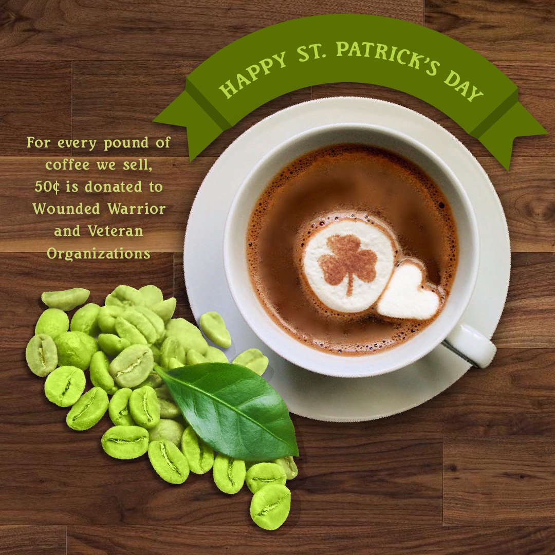 OldeGloryCoffee's tweet photo. happy st. patrick's day from Olde Glory! #StPatricksDay #StPatricksDay https://t.co/eCpT5DsjUR https://t.co/HrcCjtmqHk