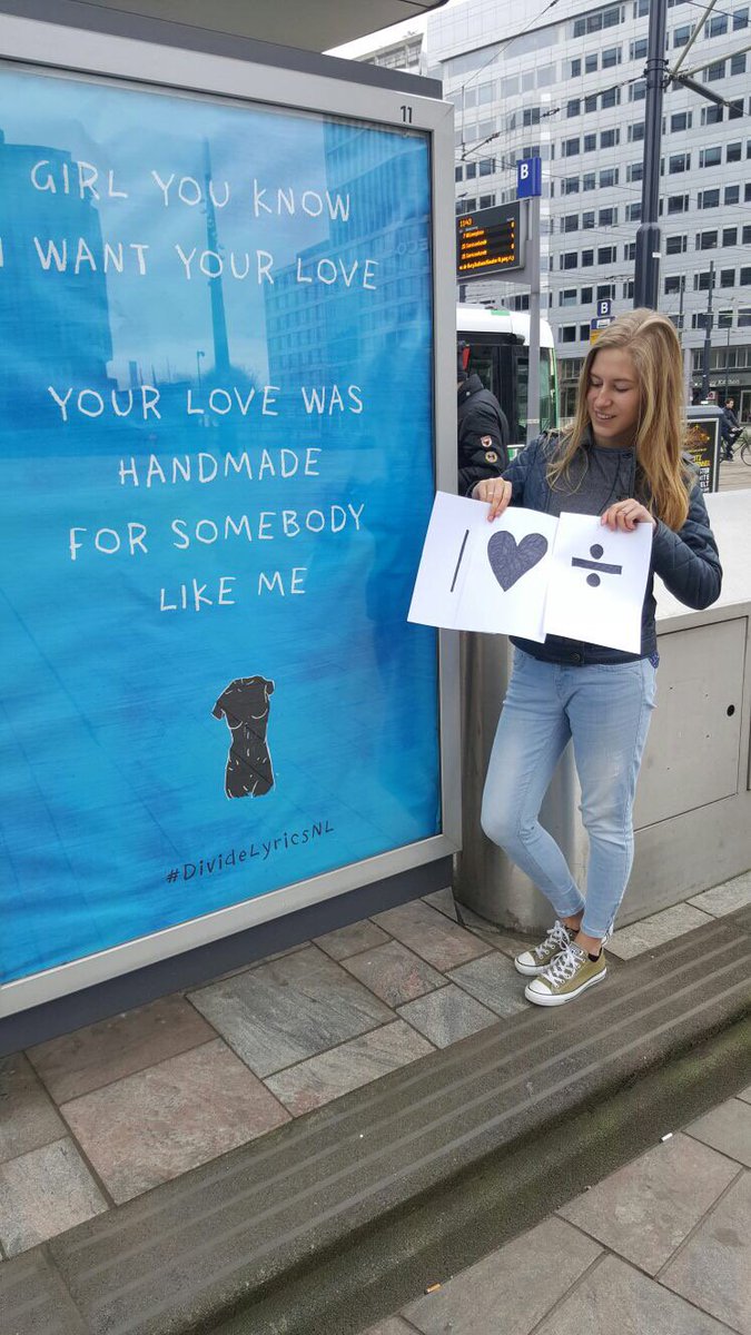 _kimvdl's tweet photo. #DivideLyricsNL ik wil hem echt heel graag ontmoeten! Please make my wish come true 💙➗ #sheerio #Rotterdam @WarnerMusicNL https://t.co/9c7UIH7sIK