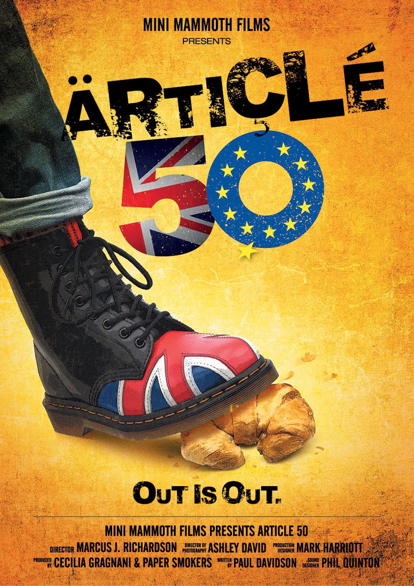 the only funny thing about #brexit coming soon! <a href="/minimammothfilm/">MINI MAMMOTH FILMS</a> #shortfilm #comedy #London #PEANS #outisout <a href="/poppitsz/">Paul Davidson</a> #poster