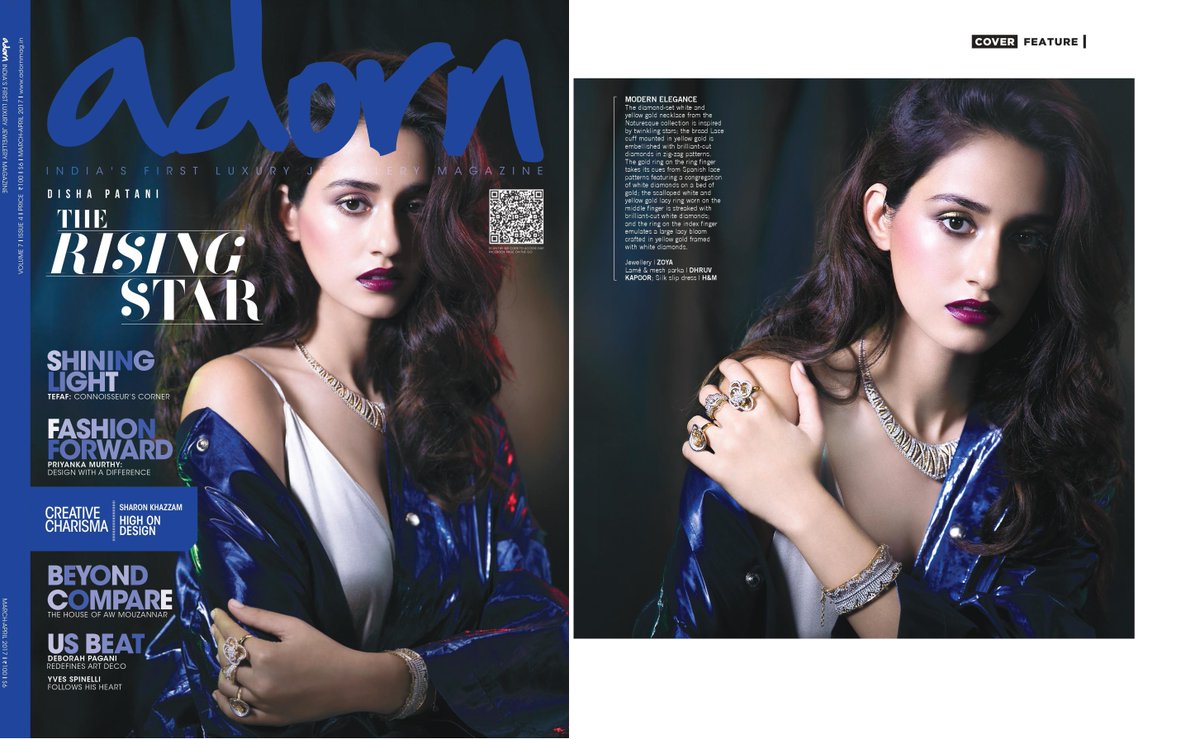 dennistarapore's tweet photo. Check out the latest issue of @adorn_magazine featuring #CriesseClient, @ZoyaJewels on the cover! #CriessePR @DishPatani #Elegance https://t.co/Y6kO3U2UzJ