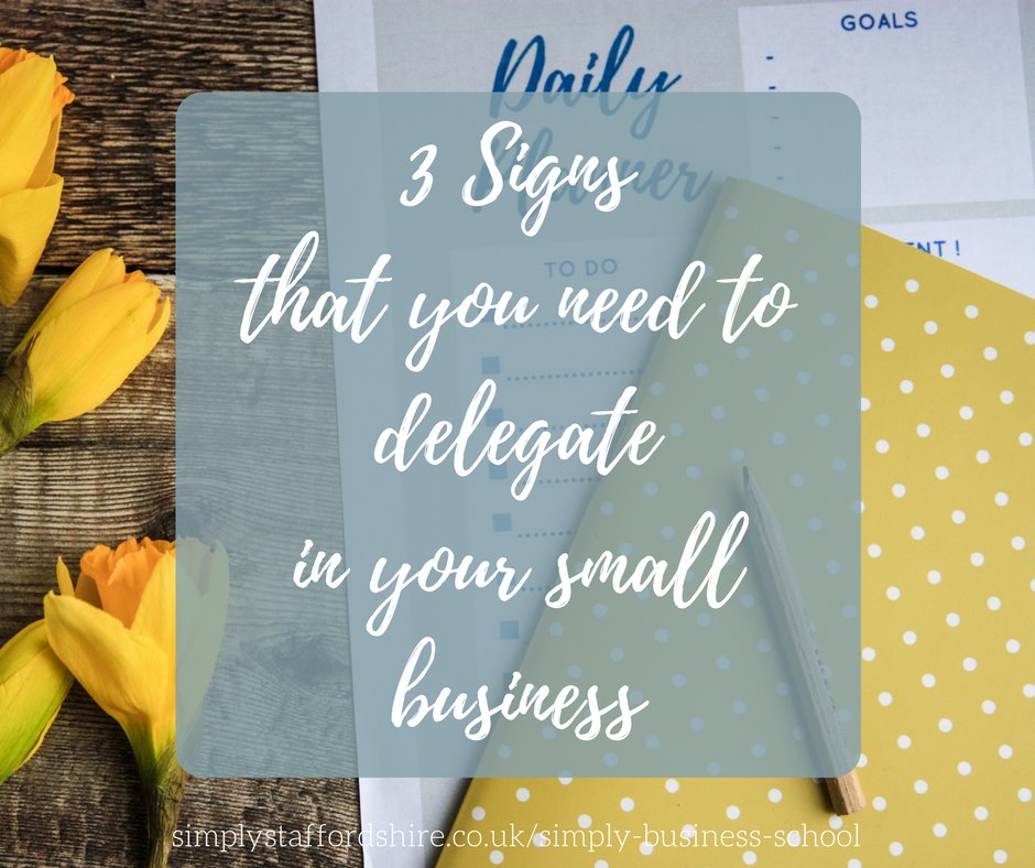 EmilyCWhitehead's tweet photo. 3 Signs that you need to Delegate in your Business….https://t.co/ErQuID78i5 https://t.co/XzJXSh2oCY