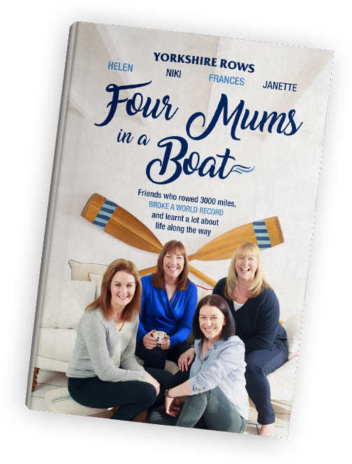 BerkoWaterstone's tweet photo. The fantastic story of the #YorkshireRows is now available @berkowaterstone Four mums and one boat add up to an amazing adventure! https://t.co/6LokRP7TF1