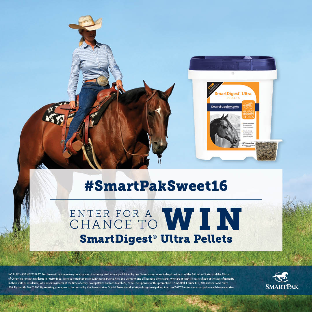 SmartPak's tweet photo. Don't forget to enter for the chance to win this #SmartPakSweet16 prize & more! Fill out this form to enter: https://t.co/5KXGkRUwon https://t.co/6orTzraRT8