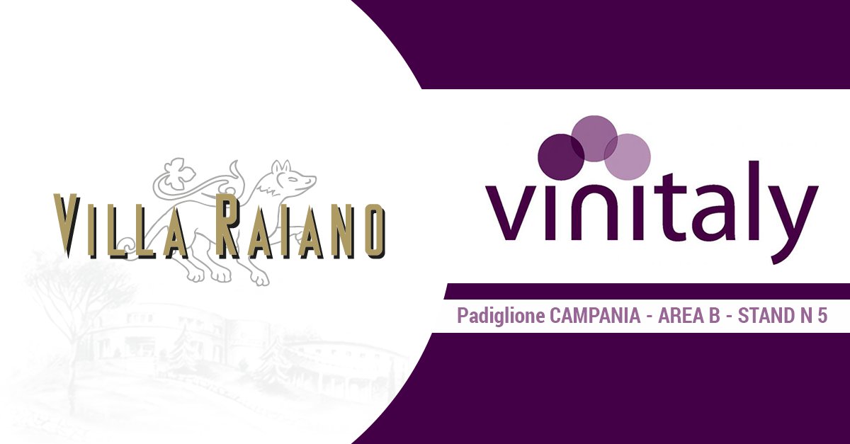 Dal 9 al 12 Aprile, <a href="/villaraiano/">Villa Raiano</a> sarà presente al #Vinitaly presso Veronafiere ➡
ow.ly/82jI309ZHyJ