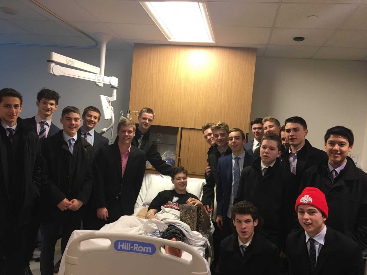 Today's game will have a higher purpose for this band of brothers. @mclean0061 Get Well Soon!