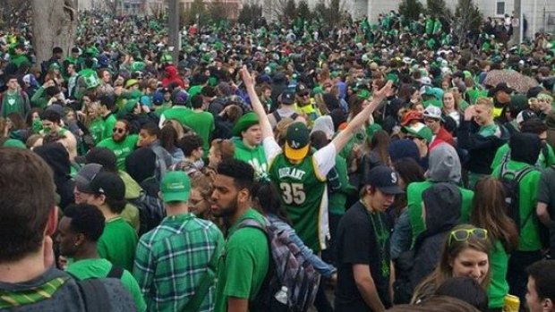 KitchenerGroup's tweet image. St. Patrick's Day partying underway in university district goo.gl/0Kik94 Happy #StPatricksDay #Kitchener