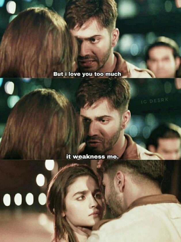 Roke na ruke naina 💘😭 #BadrinathKiDulhania THAT PAIN ! 
You nailed it Badri <a href="/Varun_dvn/">Varun Dhawan</a> <a href="/aliaa08/">Alia Bhatt</a>