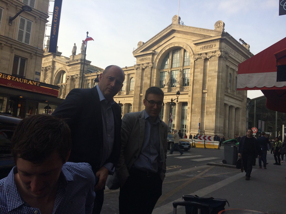 Just left Paris. Beer before we left <a href="/box_architects/">box_architects</a>
