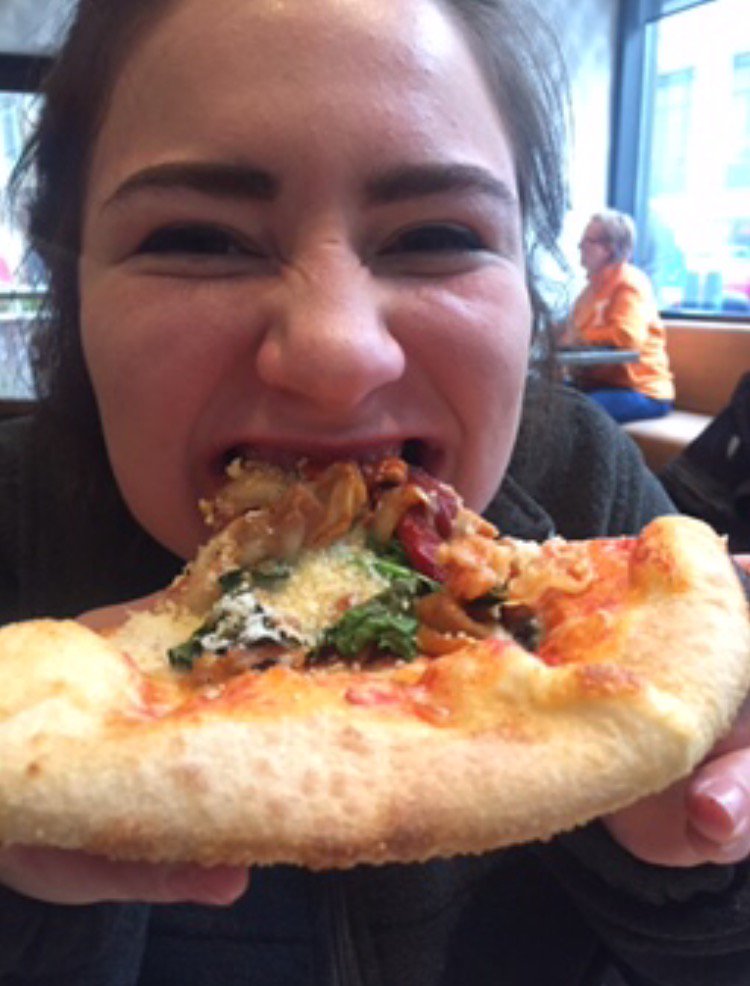 Today's our free day and we're getting a slice of Downtown Indy! 🍕