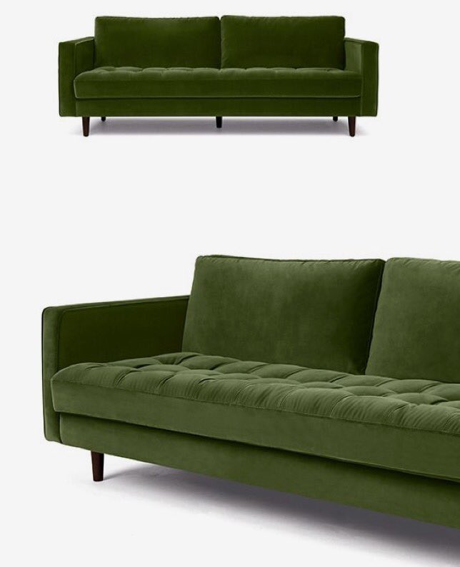 TUQblog's tweet photo. A bit of #Green interior inspiration for #StPatricksDay 🍀 Couch- @madedotcom, Vase-@MudAustralia, Bowl-@byLassen https://t.co/eVFwKeSkhG