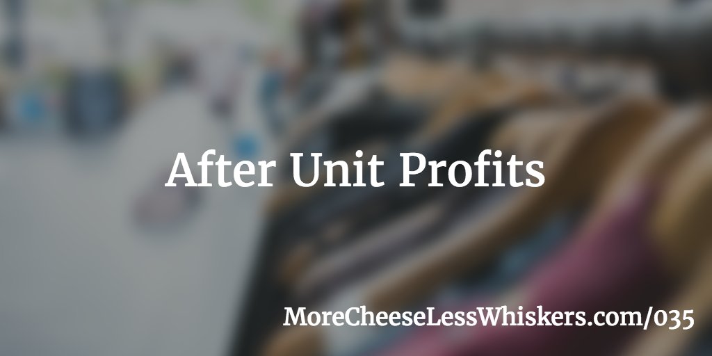 After Unit Profits... Your best returns may be with existing customers. This weeks show is up. buff.ly/2nfu0w4 #marketing #trypod