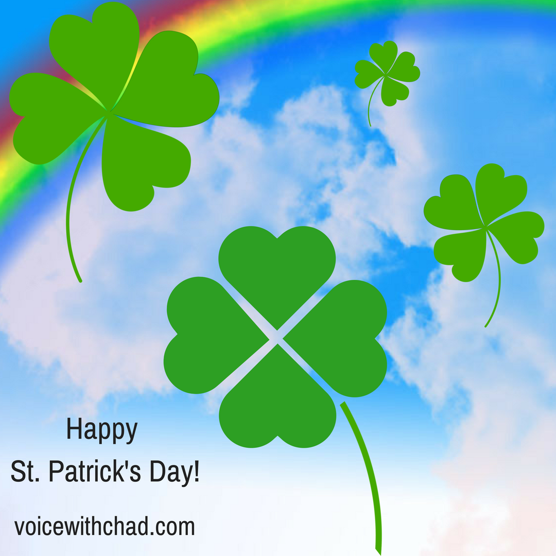 voicewithchad's tweet photo. RT for good luck...or something like that. #StPatricksDay #goodluck https://t.co/dlZS8vyu87