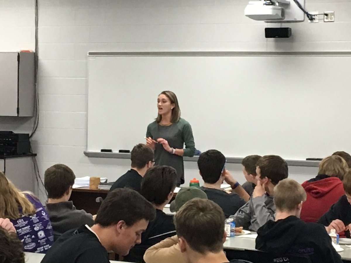 FortRecFCA's tweet photo. Great to see this young lady come back to tell us of her experiences! Great FR FCA turnout. https://t.co/YqNXiAFgEE