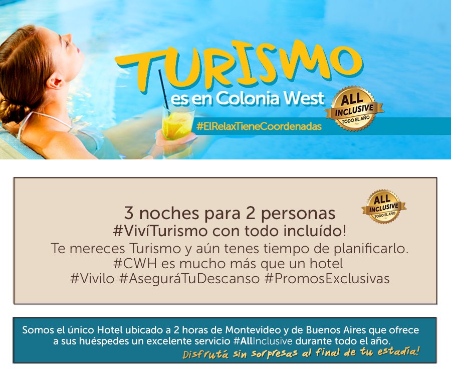 CWH_Conchillas's tweet photo. #TurismoEsAquí #CWH es mucho más que un hotel #Vivilo #AseguráTuDescanso #PromosExclusivas #ElRelaxTieneCoordenadas Consultanos! https://t.co/ToRga2l9hD