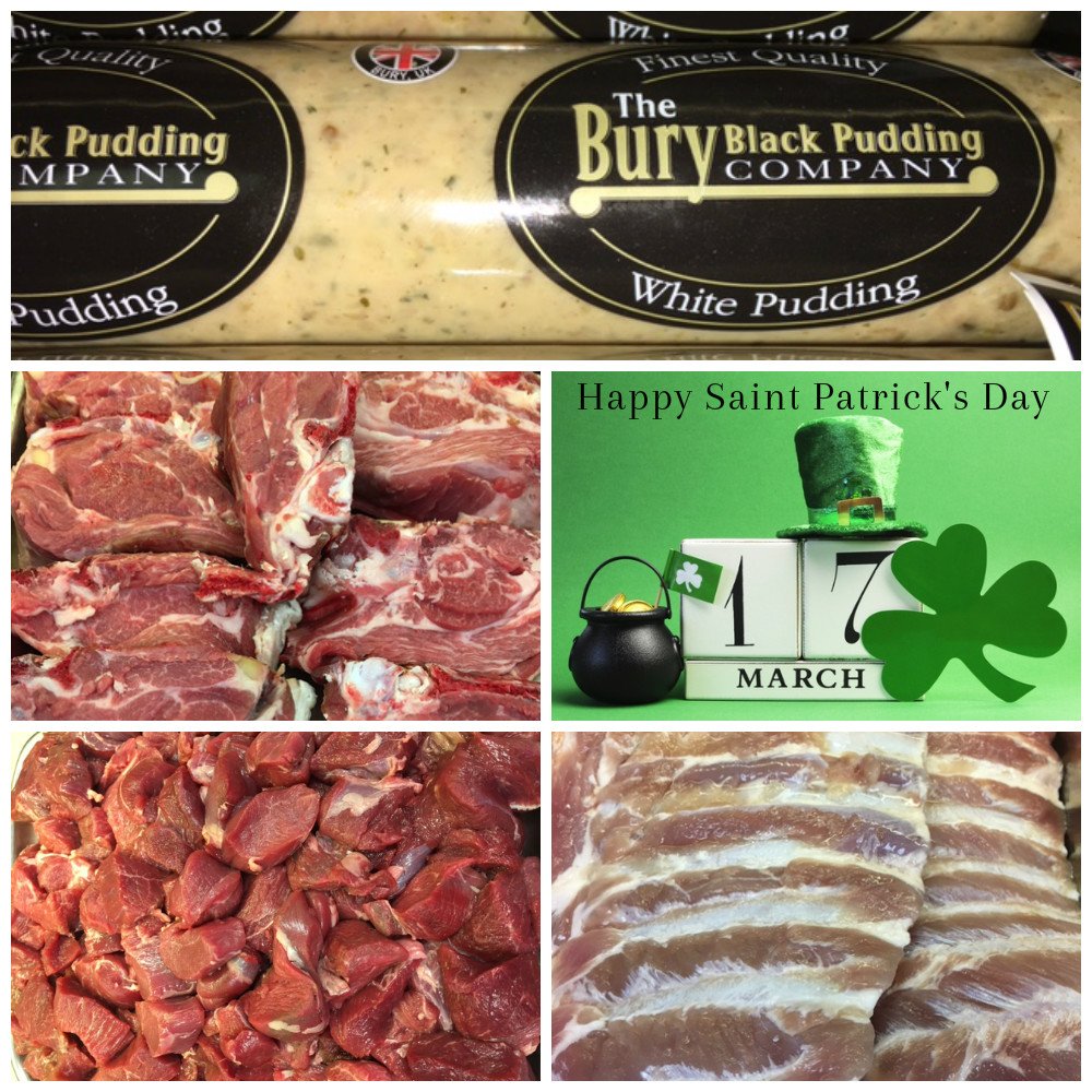 Mettricks's tweet photo. Happy Saint Patrick's Day #Baconribs #Middleneck #Highpeaklamb #Whitepudding #StPatricksDay #Mettricks #Butchers #Qguild https://t.co/Er39l1HDUU