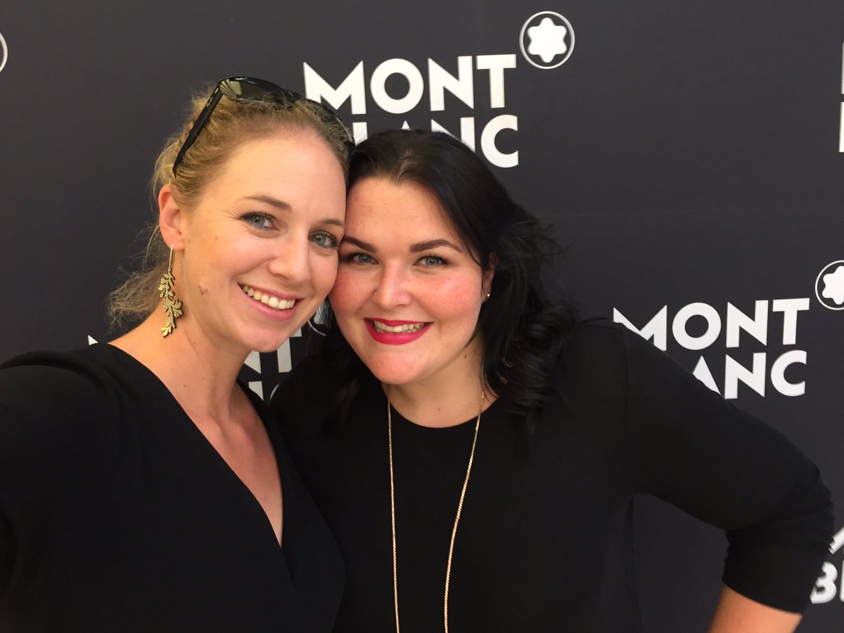 nickyjamo's tweet photo. Love this gal @tweetroxanne #montblanc #BeAhead #Bigreveal coming up for @montblanc_world @SandtonCity https://t.co/a2rMCnQZRh