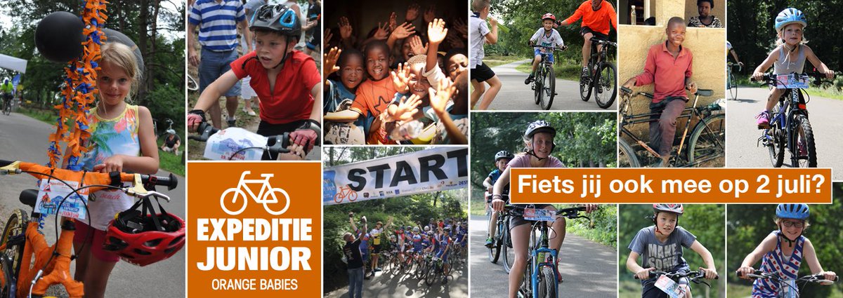 Fiets je ook mee op 2 juli? expeditiejunior.com