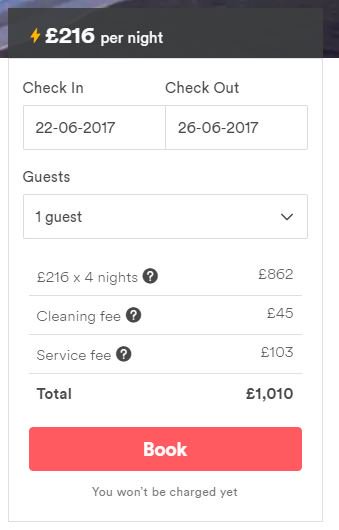 worldbysky's tweet photo. Hi @Airbnb_uk My friend&amp; I are looking at the same place right now, but the service fee is £25 for him as he has a £30 credit, why? #Sneaky https://t.co/m2wE0AcH5I