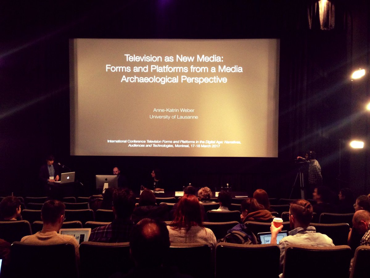 C'est parti! 🗣 
Colloque International Formes &amp; Plateformes à l'ère du numérique 
#Tvfp2017 #tvconference #mediastudies 
#📺 #🖥