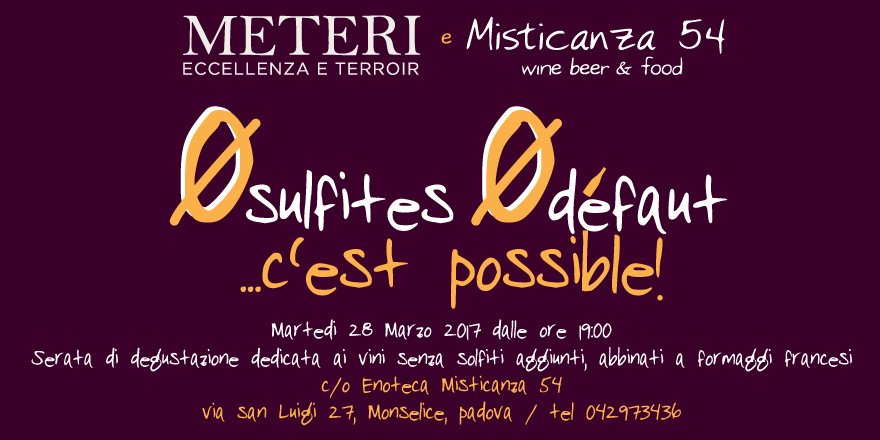 Meteri2's tweet photo. 28 marzo, Misticanza 54, Monselice (PD), vini #Meteri senza solfiti e formaggi francesi - https://t.co/dWtm3N5lZI
#noso2 #misticanza54 https://t.co/GJXGChkP8O