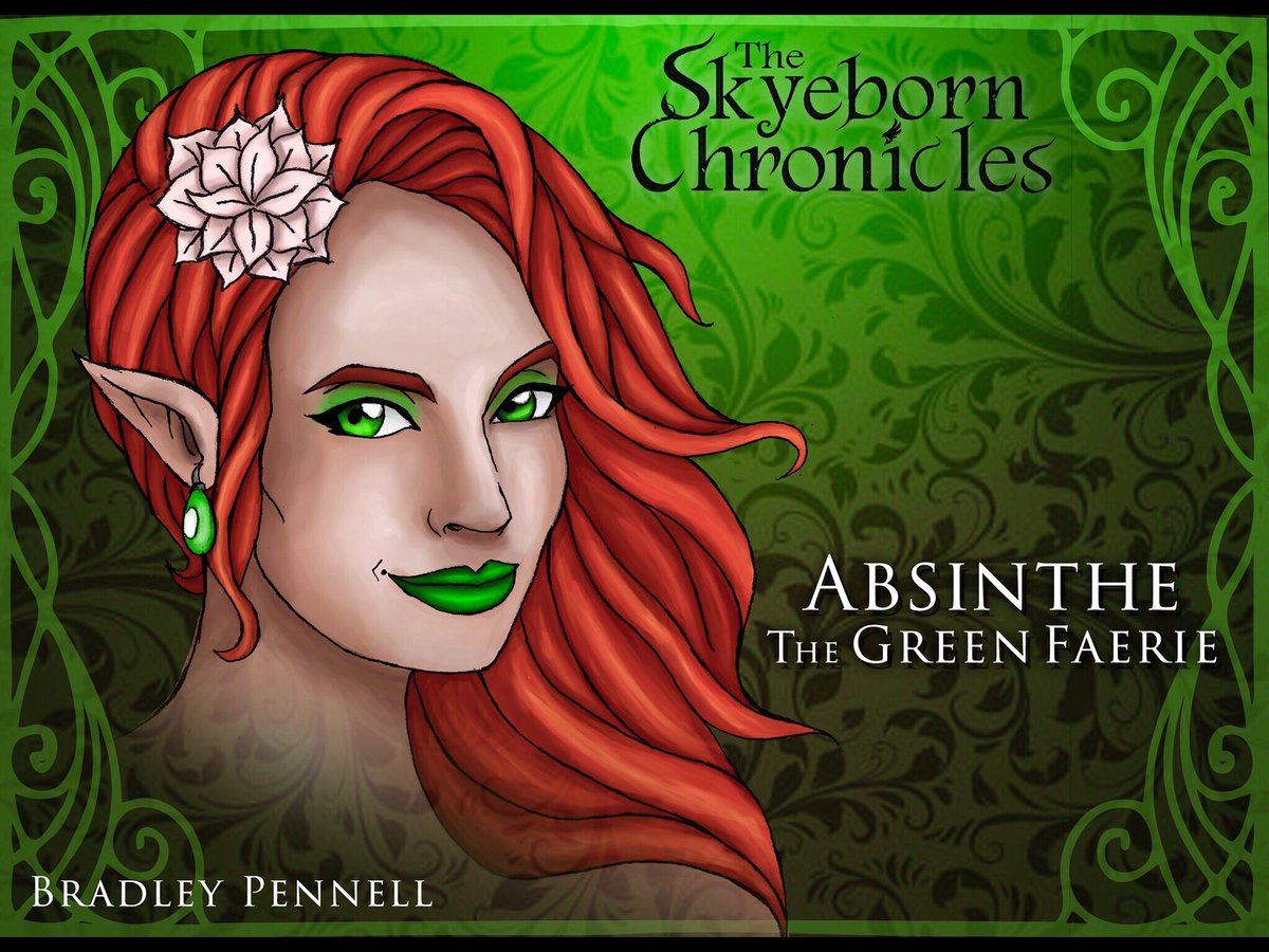 AuthorBradleyP's tweet photo. #Nightclub owner and #SocialButterfly, Absinthe the #GreenFaerie reminds everyone that you can't spell Absinthe without sin. #StPatricksDay https://t.co/luA72HM93h