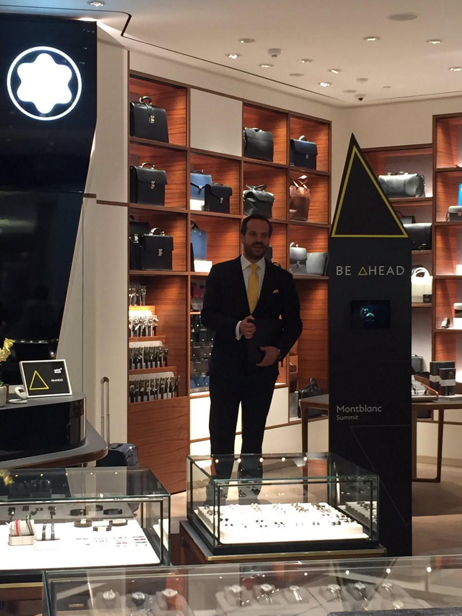 TribecaPR's tweet photo. .@montblanc_world launches the #MontblancSummit digital watch #BeAhead https://t.co/SAyf3RaSaD