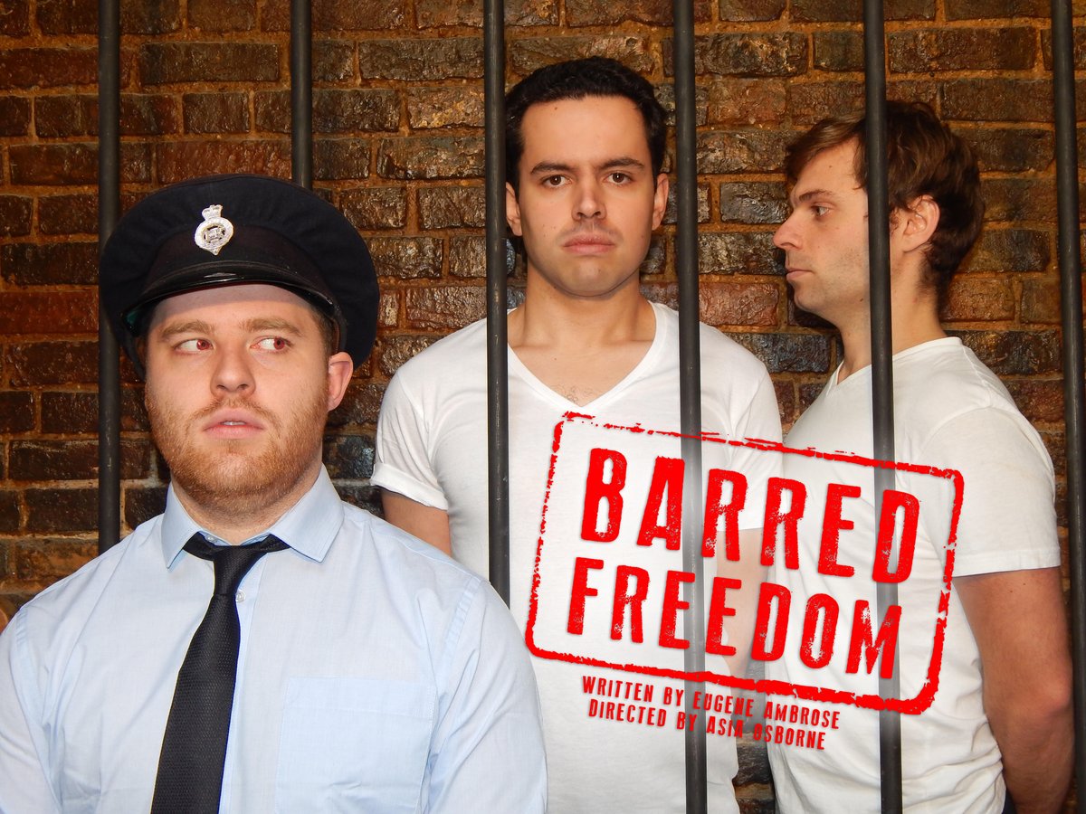 BARRED FREEDOM. A genderless comedy set behind bars. Opens this Monday.
<a href="/Barred_Freedom/">Barred Freedom</a>
thecockpit.org.uk/show/barred_fr…