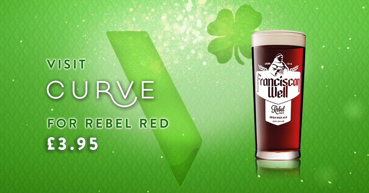 VGCasino's tweet photo. More of an Ale drinker? Enjoy a Rebel Red for only ยฃ3.95 - 17-19th March - #LuckyLeeds #VGC #StPatricksDay https://t.co/Pk5abiytNZ