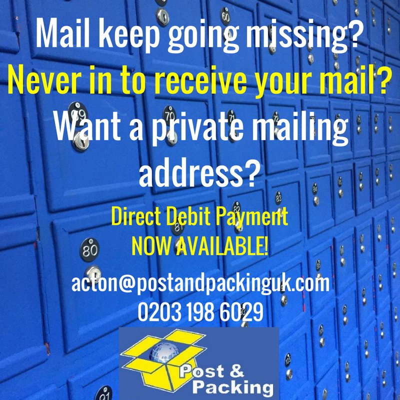 #Letters going missing? Need a #businessaddress ? We have #secure #mailboxes #mailboxrental #acton #ealing #chiswick #hammersmith #postbox