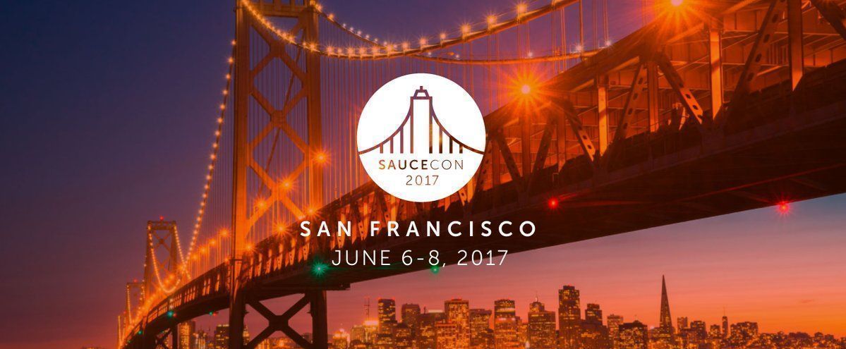 TestObject's tweet image. Grab your Saucecon ticket now! bit.ly/2lSCKER #saucecon