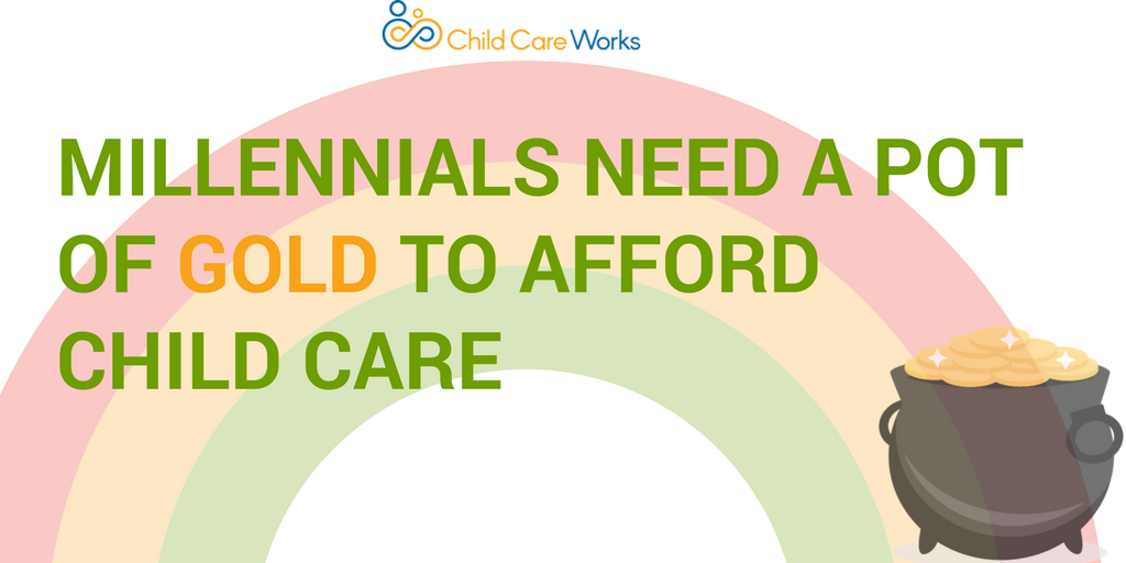 #Childcare is unaffordable for #millennialparents.We must invest in our children and their families.#StPatricksDay ow.ly/AUqK30a0f9C