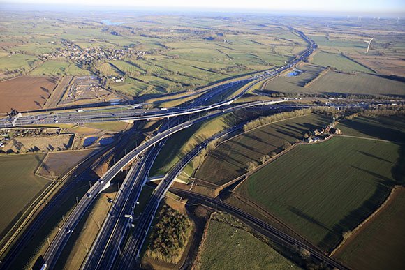 SkanskaUKplc's tweet photo. Well done to our #M1 J19 team on the official opening of the #Catthorpe interchange @HighwaysEngland https://t.co/ZM7mbE8HQ2 https://t.co/XgqovmkmkN