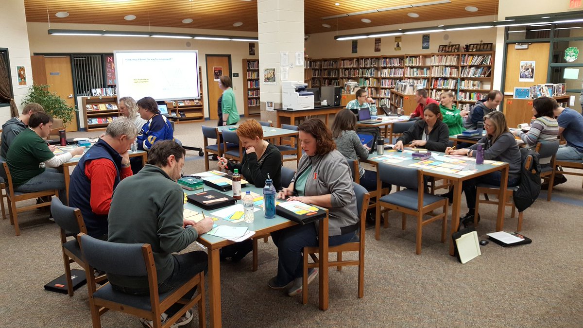 JoshKetterhagen's tweet photo. Great learning going on in the @CGBSchools HS this morning. Thanks @HWhite80 for the focus and reflection on good teaching. Always learning! https://t.co/glKqs6lomc