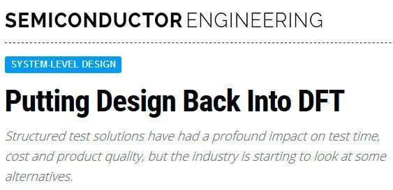 XJTAG's tweet image. RT @Chip_Insider Semiconductor Engineering: Putting Design Back Into DFT bit.ly/2mWrdqe #DFT #DesignForTest #semiEDA #BIST