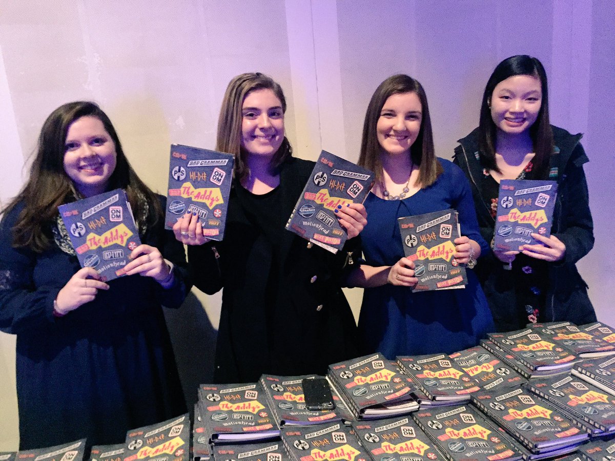 SJFCPRSSA's tweet photo. Our members had a blast volunteering at the #ADDY2017 awards last night! Inspired by all of the ROC agencies and Fisher alums who won! https://t.co/3wHqt9oDDj