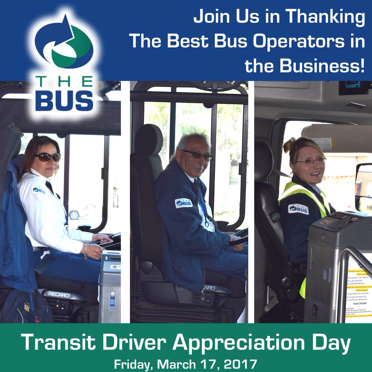 mercedthebus's tweet photo. Happy #TransitDriverAppreciationDay #tdad Celebrate these #UnsungHeroes today (and everyday) https://t.co/OIz4GYPfql https://t.co/zj5tzmFEwr