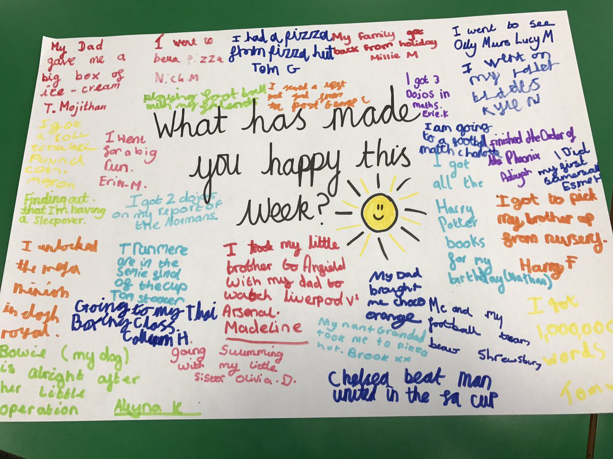 Miss_MJMurray's tweet photo. 5CH have so much to be happy about! What has made you happy this week? #p4c @LiscardPrimary @MrsHughesc @LPSYear5 😄 https://t.co/oD76kDots3