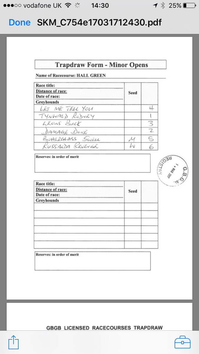 hallgreenracing's tweet photo. The trap draws for weds opens thanks to all that entered @bagsracing @jkgreyhounds @RPGreyhounds @sisdogracing https://t.co/zI1HnxPlEt