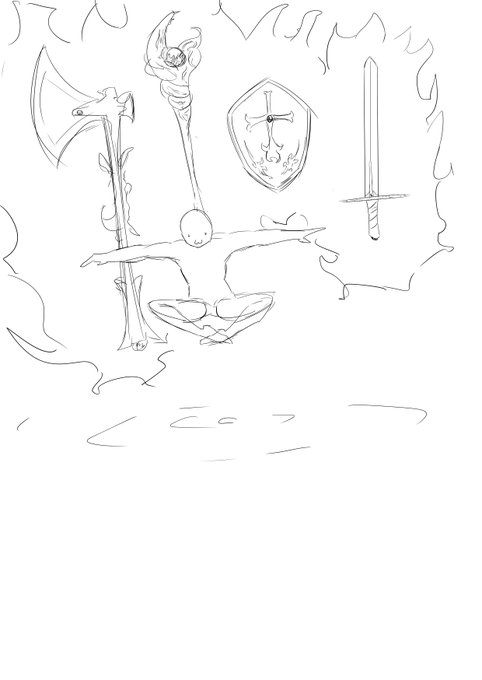 #伝説の四大武器を操る敵とかってなんかいい 