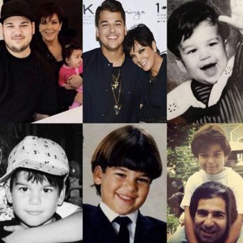 Kris Jenner wishes Rob Kardashian happy birthday with some adorable throwback family photos  