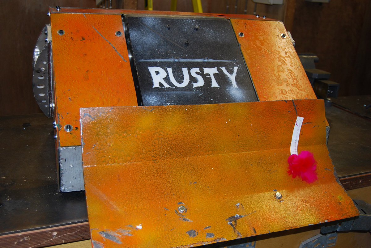 Glasgow_Clyde's tweet photo. Our engineering students have a team in @UKRobotWars, keep an eye out for them and their robot 'Rusty'... https://t.co/Amt0sEKEZ7
