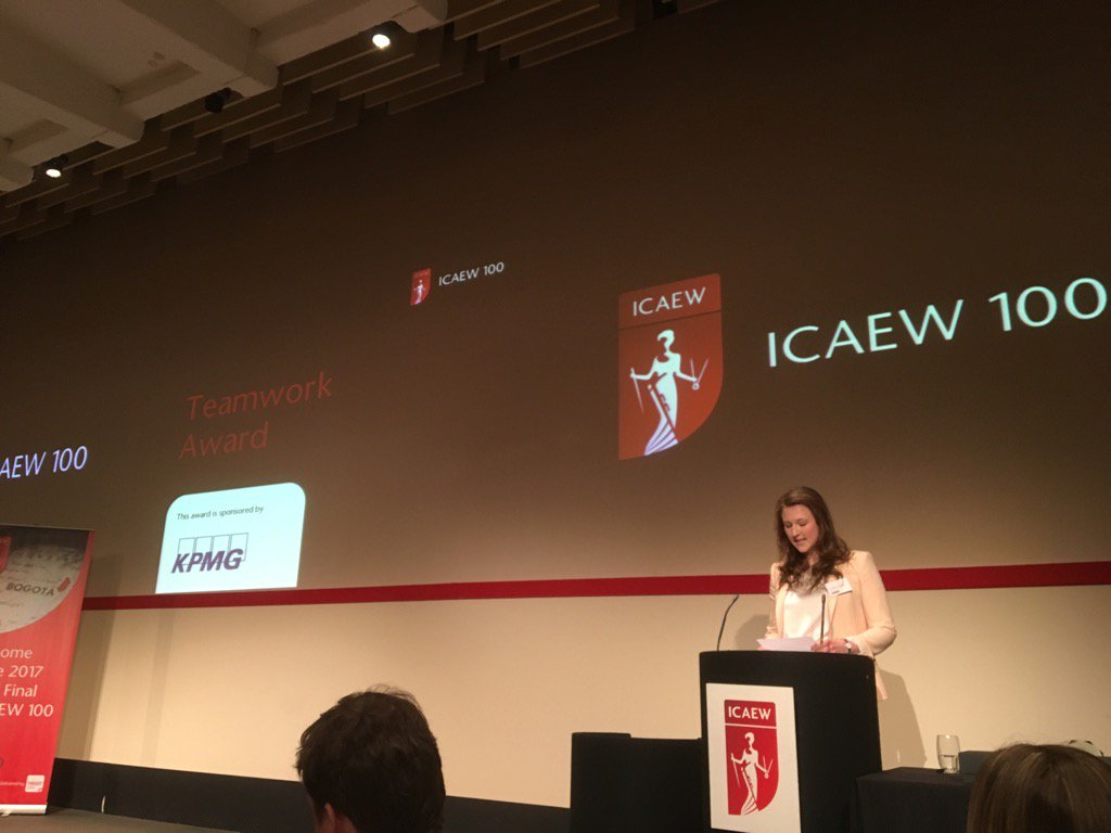 ktfeld's tweet photo. Awards for #icaew100 - exciting stuff! https://t.co/sgN0gq9zZ2