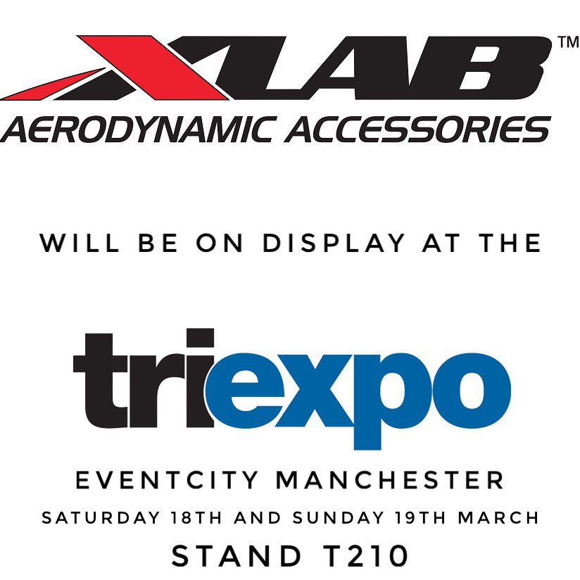 This weekend we're at the @TheTriExpo in Manchester. Come and check us out on stand T210. #XLab