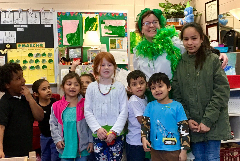 Happy St. Patrick's Day with our own Mrs. McCracken☘️!