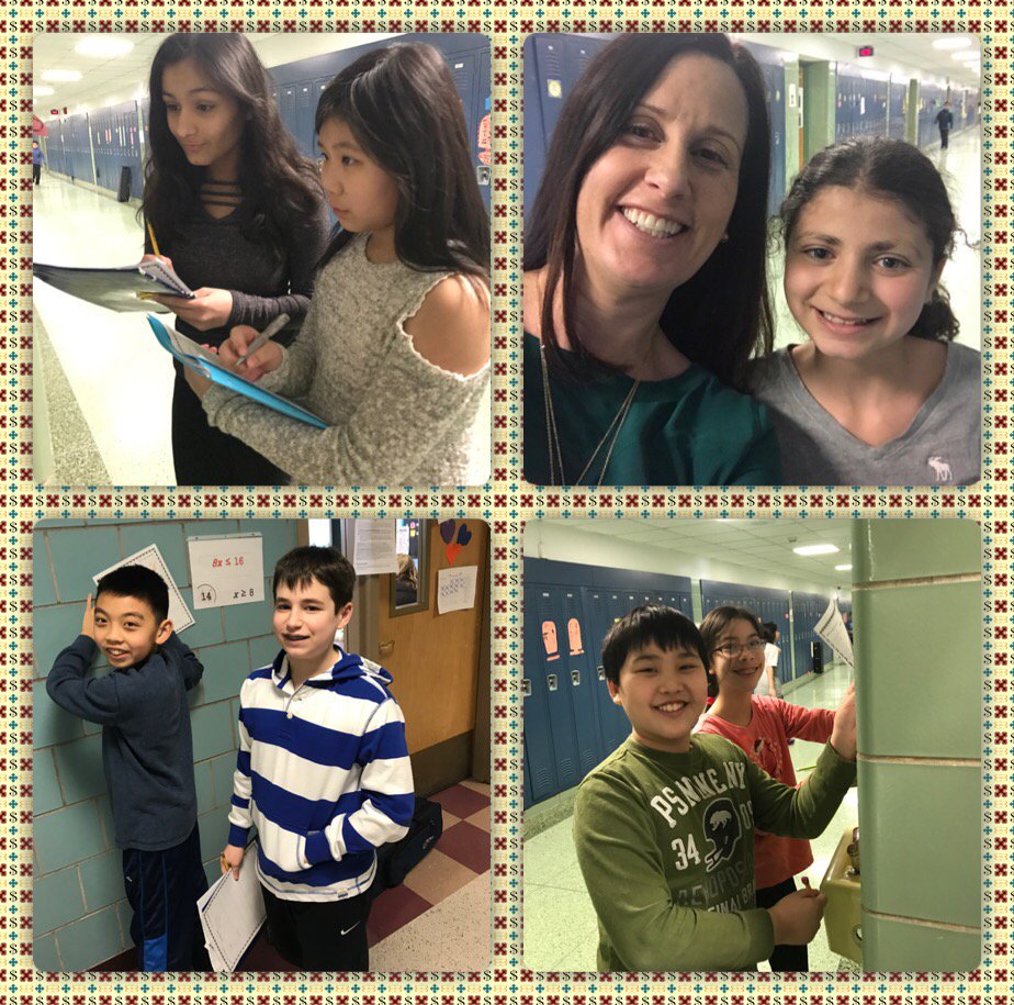 bess_murphy's tweet photo. Inequalities scavenger hunt. #inequalitiesrfun #mathrulz @HKriegstein @donald_gately @JMWiener @JerichoMS @mslambejms https://t.co/YOy7TRD5NH