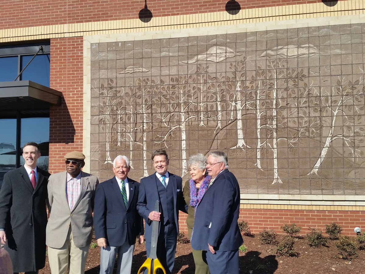 New public art is unveiled at the new Chipotle in <a href="/TownofGarner/">Town of Garner, NC</a> #publicart #growgarner