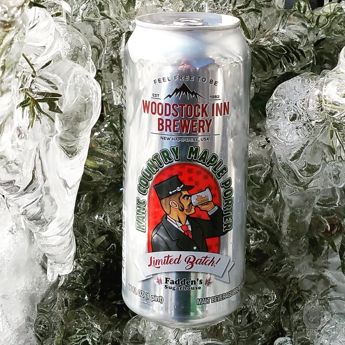 WoodstockBrew's tweet photo. Psyched that Kanc Country Maple Porter is in cans! 4-pks avail now @ brewery... in (some) stores Mon!  #representin #nhmapleseason #nhbeer https://t.co/vhRbpeTCKL