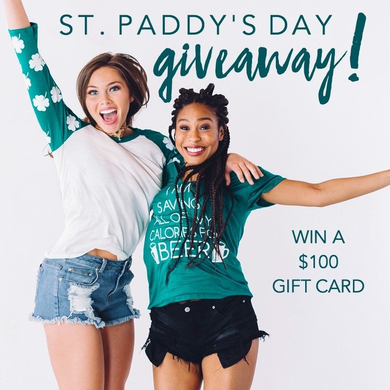 ShopEntourage's tweet photo. Happy #StPatricksDay! It's your LUCK DAY! 🍀  #RETWEET to enter to #WIN a $100 #GIFTCARD!💰💰💰  We'll announce the winner on Monday! 🤞 https://t.co/JcKjPUmKCJ